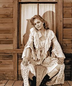 Diane Lane Lonesome Dove paint by number