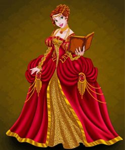 Disney Princess In Bodice Dress paint by number