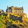 Edinburgh Castle Scotland paint by number