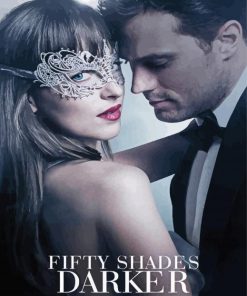 Fifty Shades Darker Poster paint by number