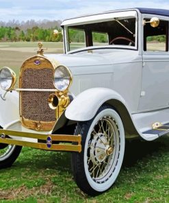 Grey Ford Model A paint by number