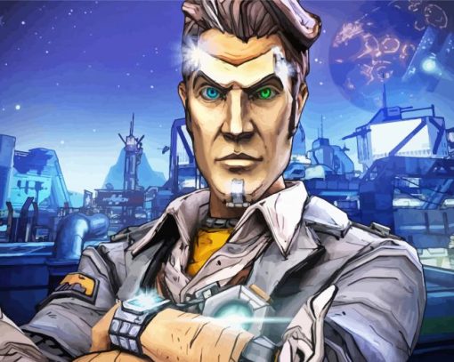 Handsome Jack paint by number