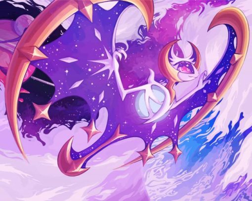 Lunala Species paint by number