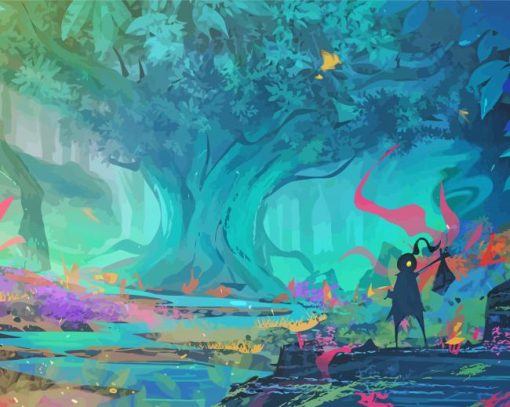 Magical Woods paint by number