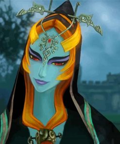 Midna The Legend Of Zelda Game paint by number