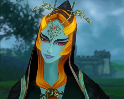 Midna The Legend Of Zelda Game paint by number