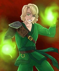 Ninjago Lloyd Art paint by number