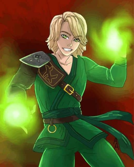 Ninjago Lloyd Art paint by number