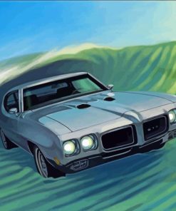 Ocean Pontiac 1970 Gto Art paint by number