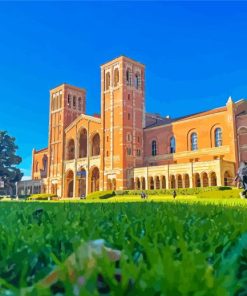 Royce Hall Building paint by number