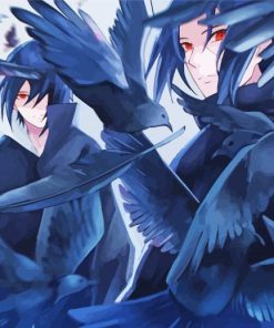 Sasuke And Itachi Anime Characters paint by number