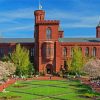 Smithsonian Institution Building paint by number