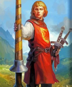 Squire Character Art paint by number