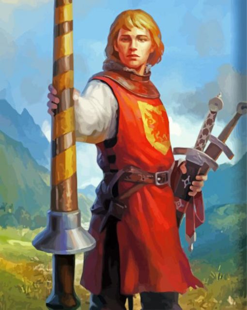 Squire Character Art paint by number