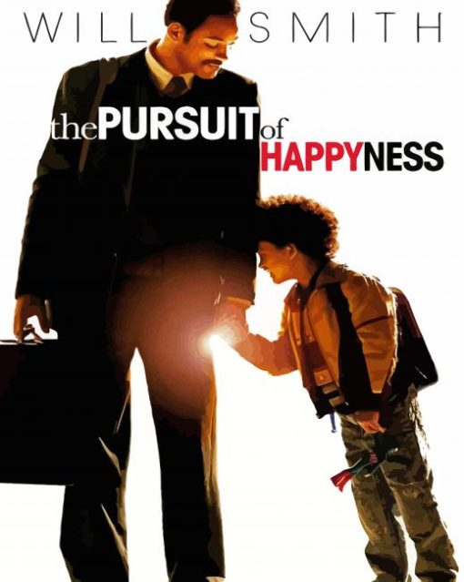 The Pursuit Of Happiness Movie Poster paint by number