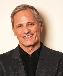 Viggo Mortensen Smiling paint by number