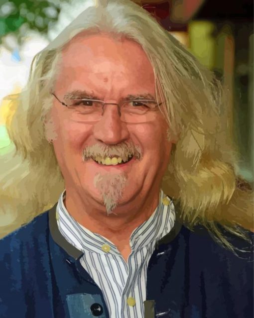 Aesthetic Billy Connolly paint by number