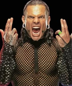 Aew Jeff Hardy Art paint by number