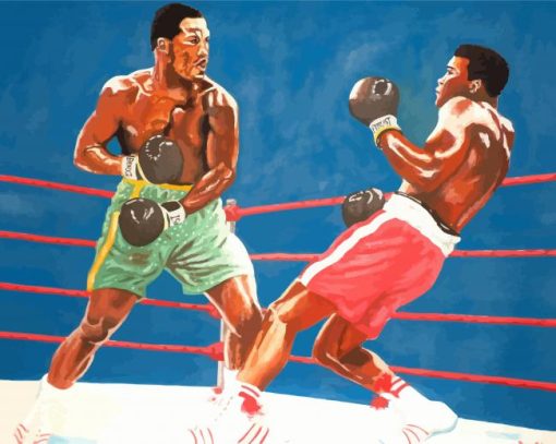 Ali And Frazier paint by number