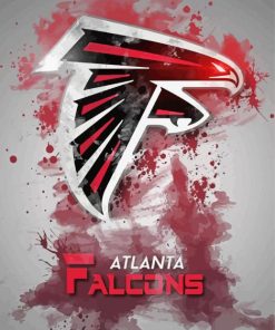 American Football Atlanta Falcons Logo paint by number