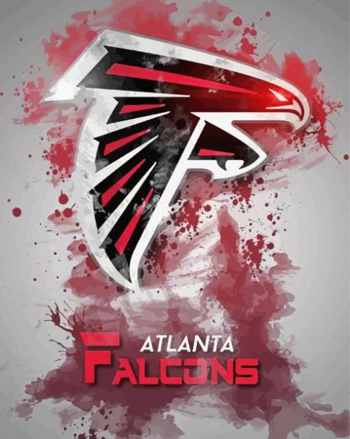 American Football Atlanta Falcons Logo paint by number