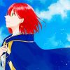 Anime Girl Shirayuki paint by number