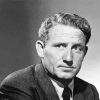 Black And White Actor Spencer Tracy paint by number