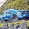 Blue Ford F150 Truck paint by number