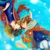 Blue Spring Ride paint by number