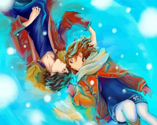 Blue Spring Ride paint by number