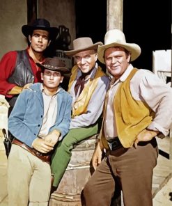 Bonanza TV Serie paint by number