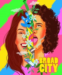 Broad City paint by number