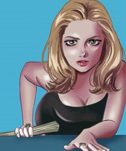 Buffy Summers paint by number