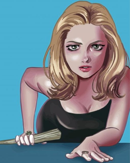 Buffy Summers paint by number