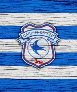 Cardiff City Football Logo paint by number