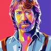 Chuck Norris paint by number