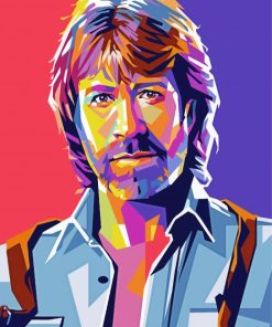 Chuck Norris paint by number