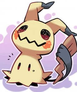 Cute Mimikyu paint by number