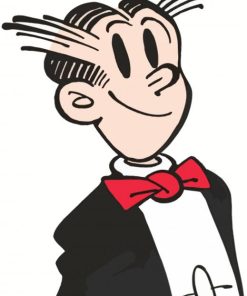 Dagwood Bumstead Cartoon Character paint by number