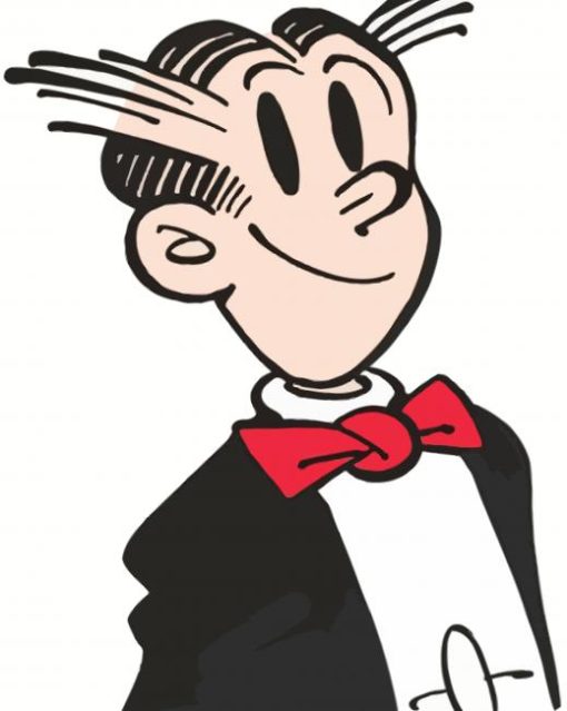 Dagwood Bumstead Cartoon Character paint by number