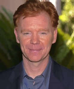 David Caruso American Actor paint by number