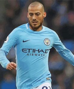 David Silva Player paint by number