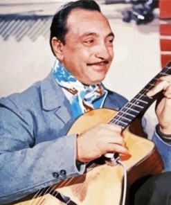 Django Reinhardt Art paint by number