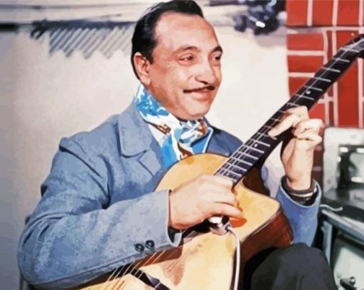 Django Reinhardt Art paint by number