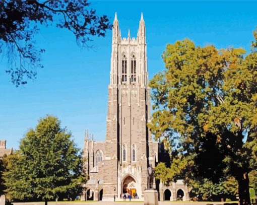 Duke University paint by number