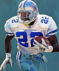 Emmitt Smith paint by number