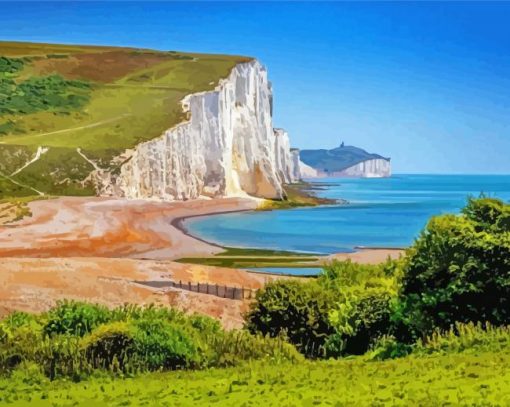 England South Downs National Park paint by number