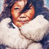 Eskimo Woman paint by number