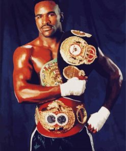 Evander Holyfield Professional Boxer paint by number