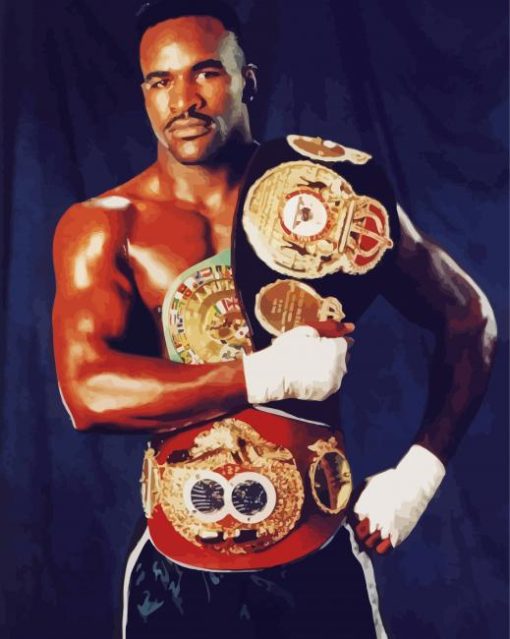 Evander Holyfield Professional Boxer paint by number